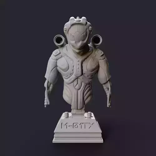 Astronaut Sci Fi 3D model