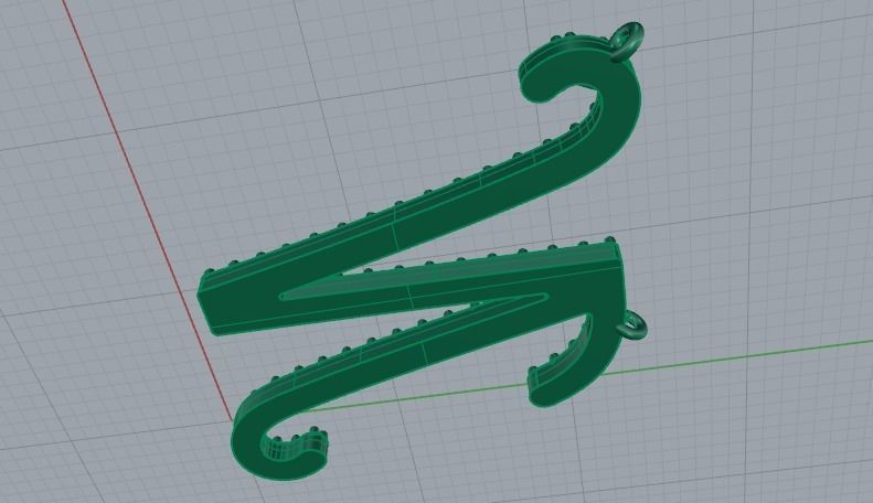 Pendant N 639 3D print model_9