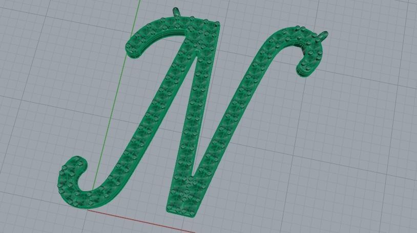 Pendant N 639 3D print model_7