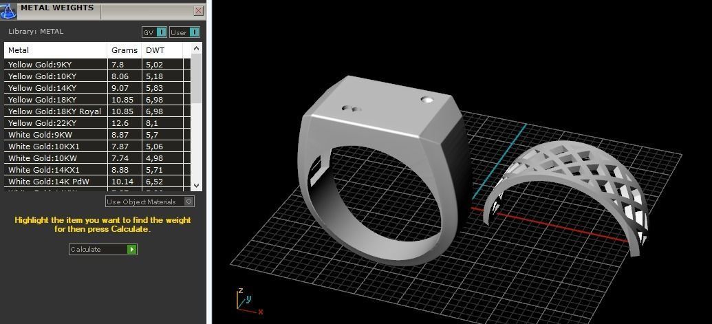 636 Ring with a heart 3D print model_3