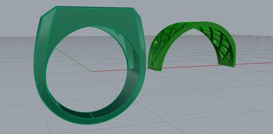 636 Ring with a heart 3D print model_8