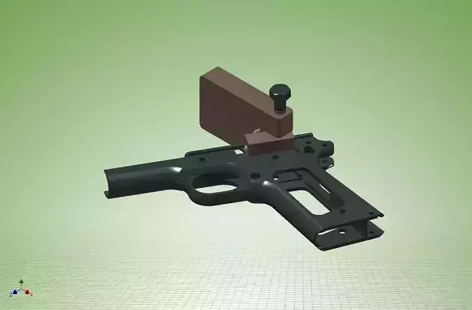1911 GM Plunger Staking Tool Free 3D model