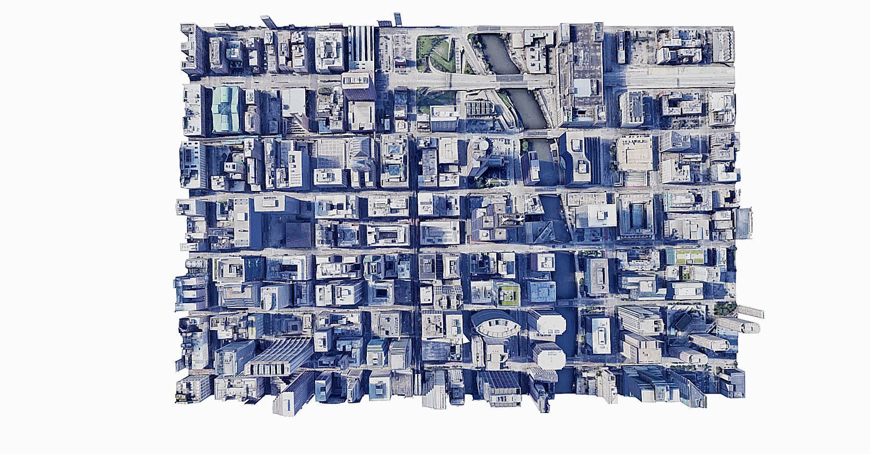 Willis Tower - building Low-poly 3D model_6