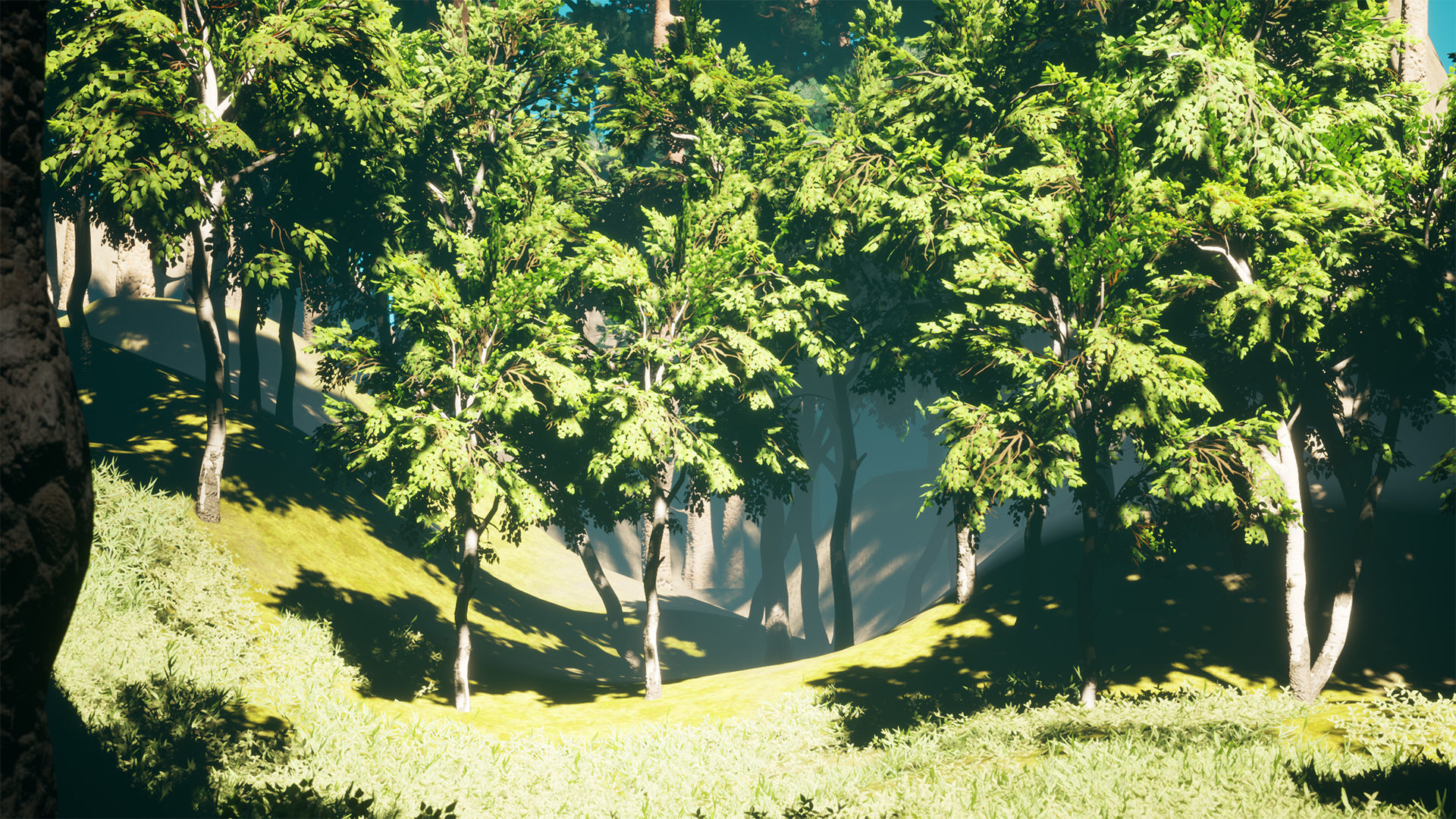 Forest Pack Low-poly 3D model_3