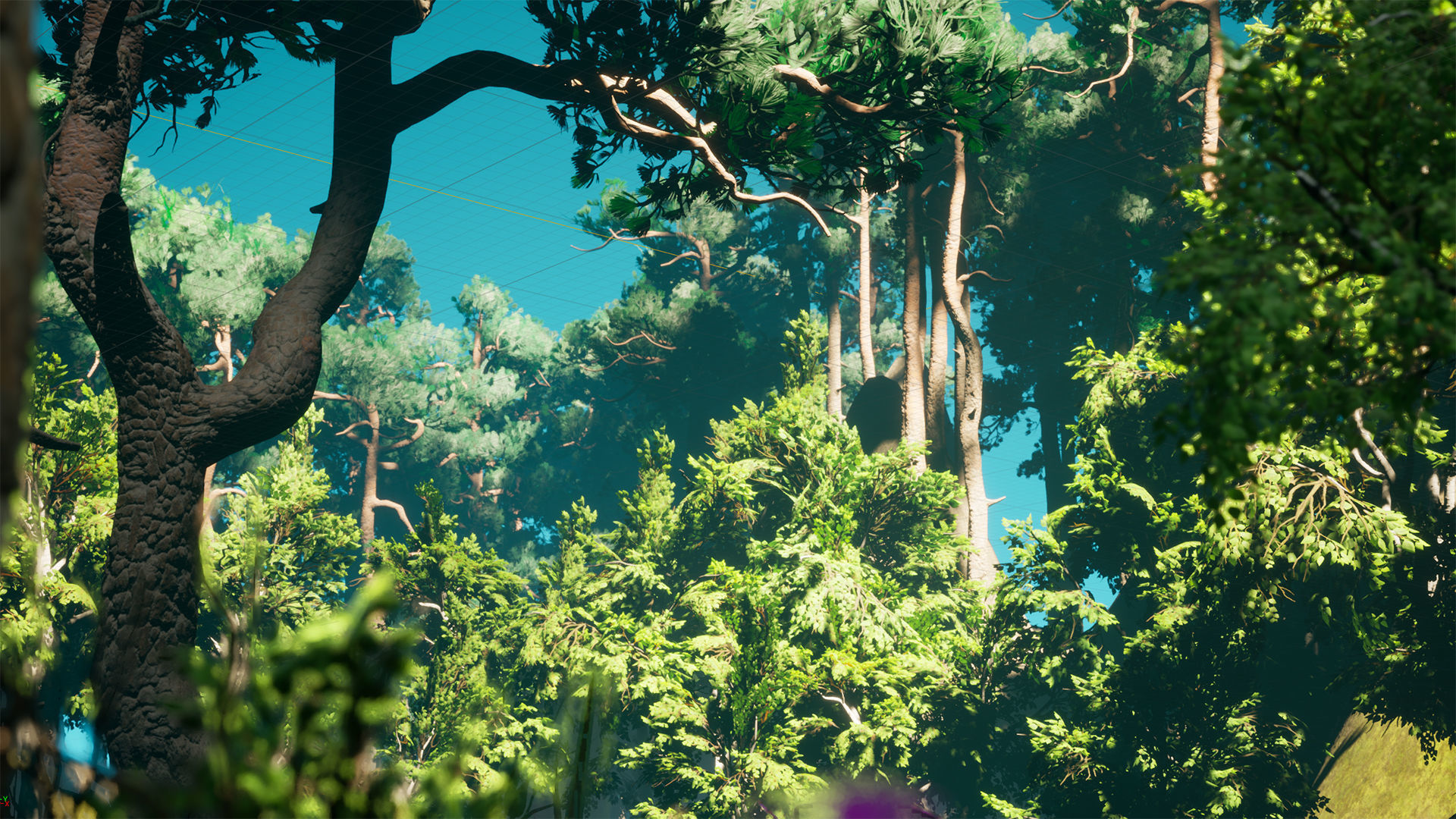 Forest Pack Low-poly 3D model_4