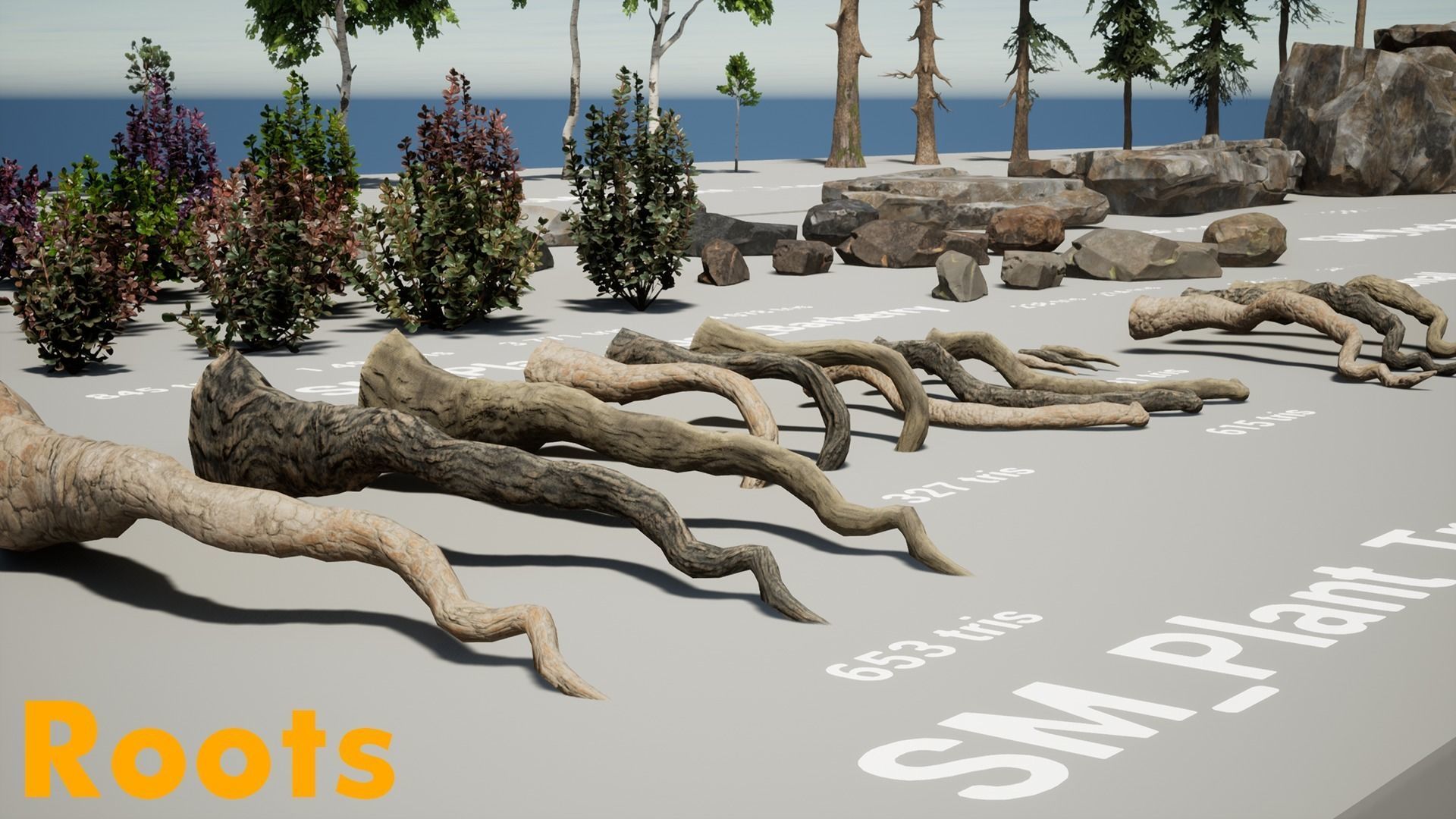 Forest Pack Low-poly 3D model_15