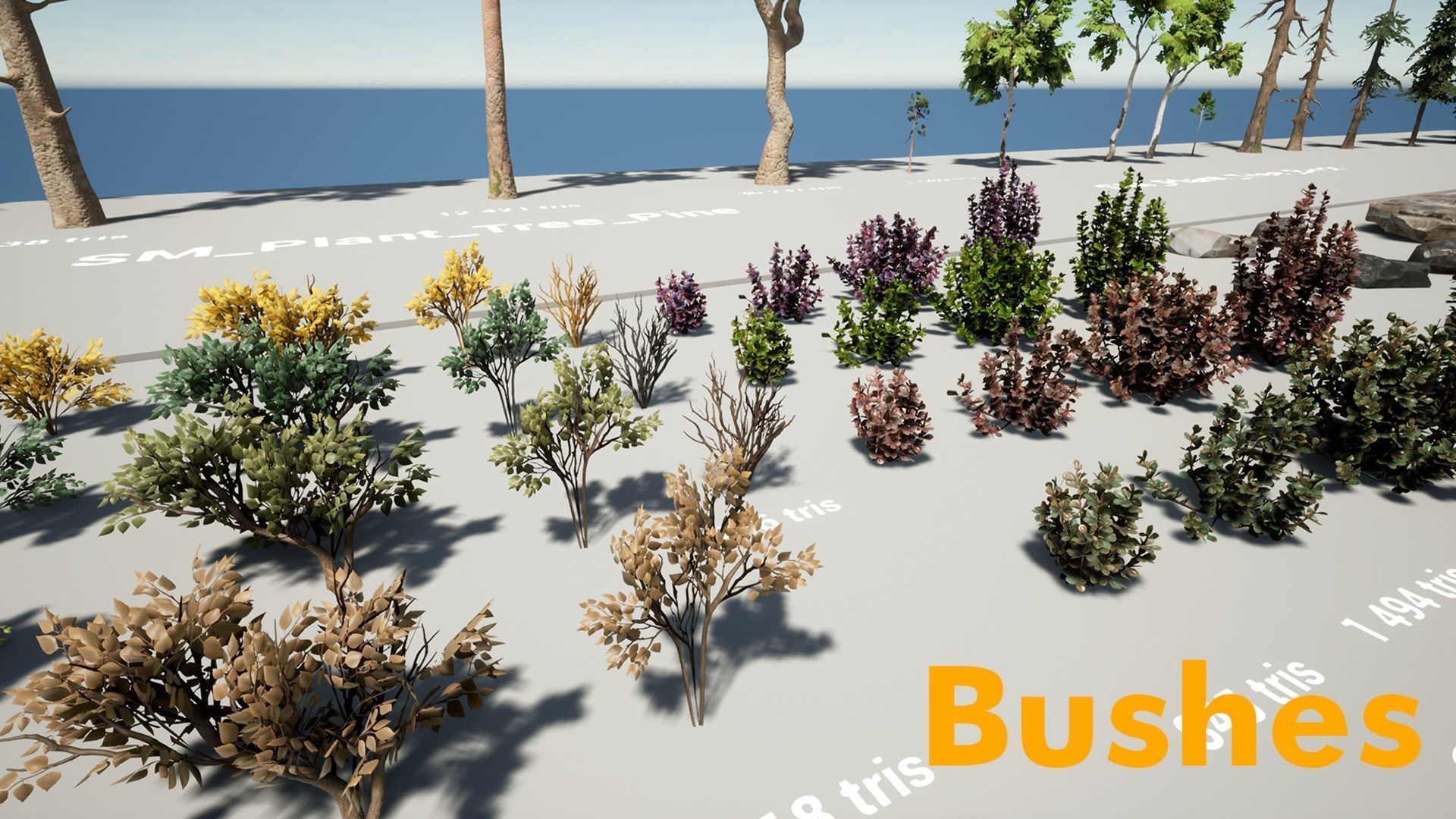 Forest Pack Low-poly 3D model_14