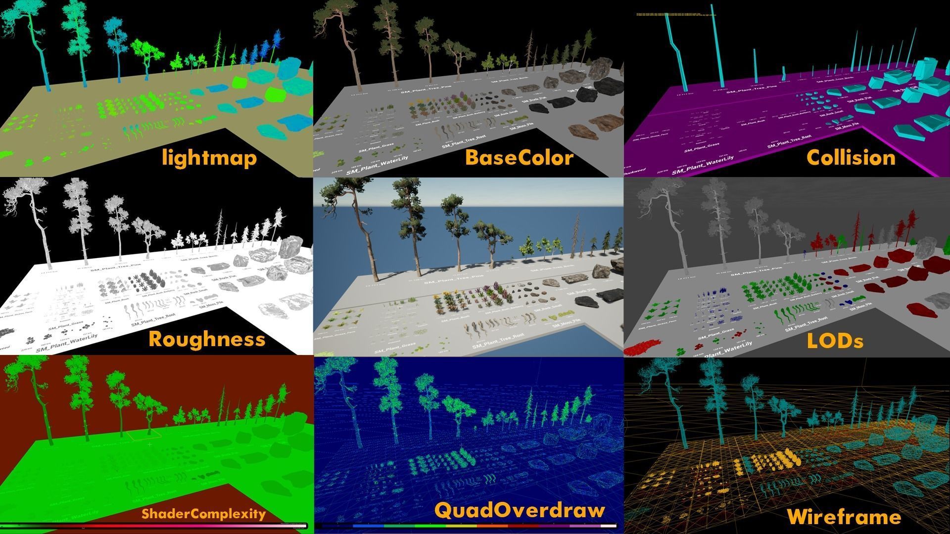Forest Pack Low-poly 3D model_34