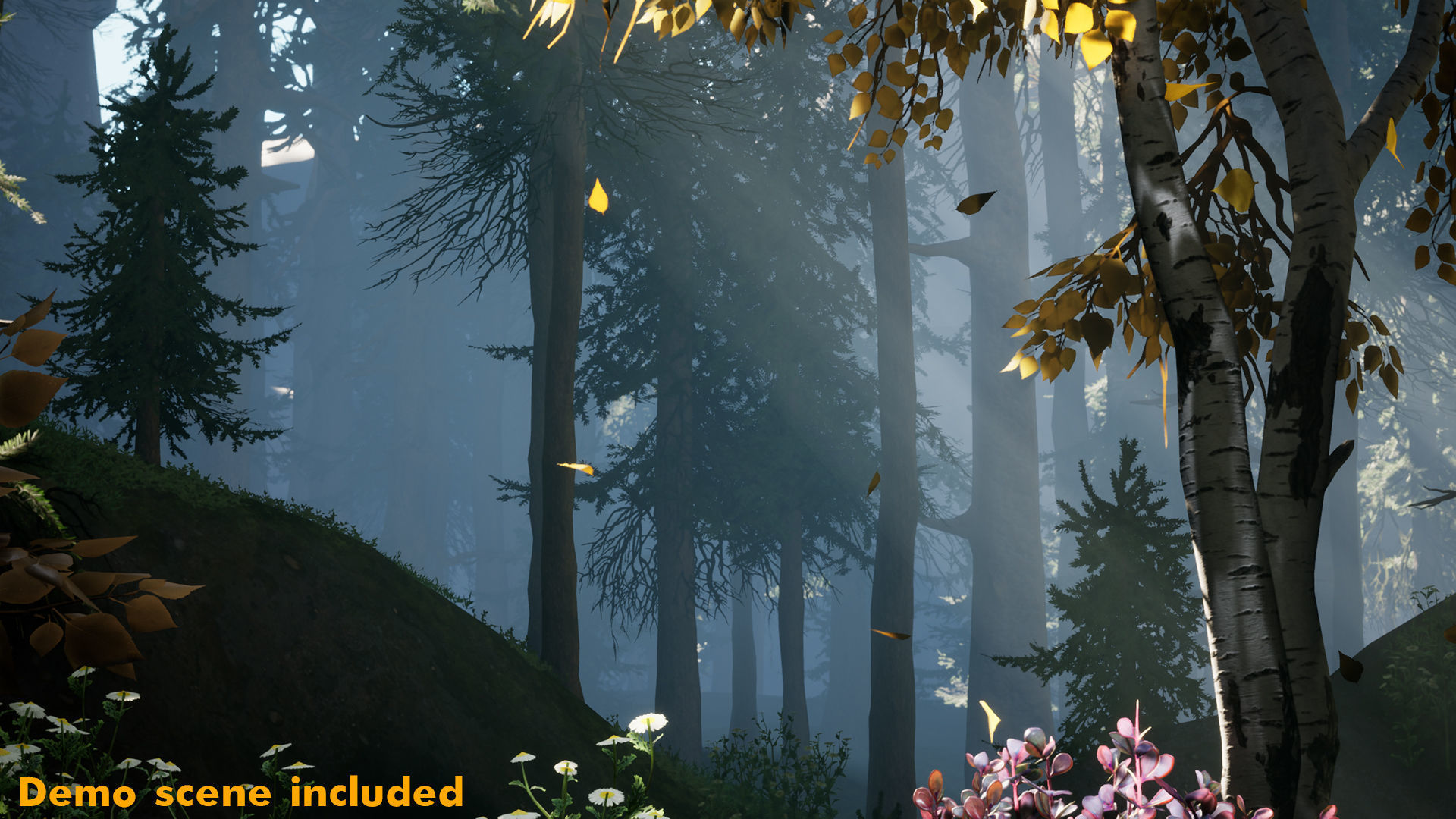 Forest Pack Low-poly 3D model_29