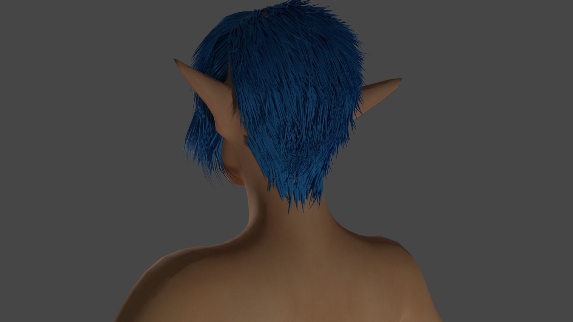 rachel a custom character  3D model_4