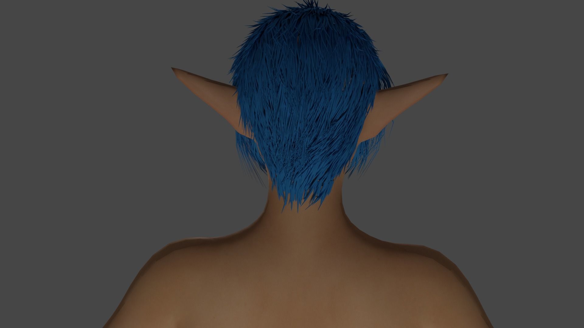 rachel a custom character  3D model_6