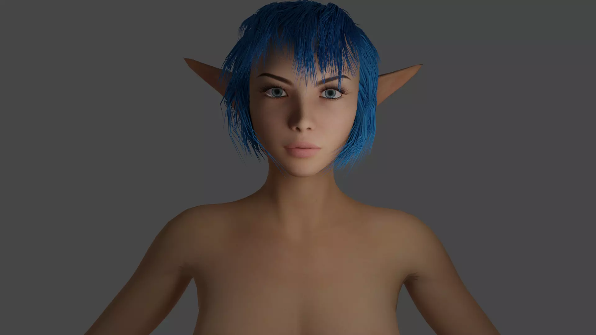 rachel a custom character  3D model_0