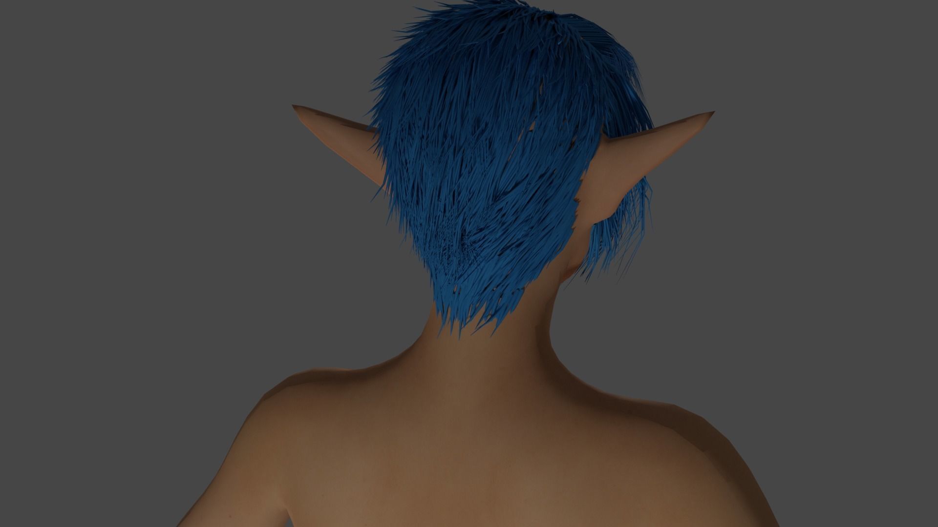 rachel a custom character  3D model_5