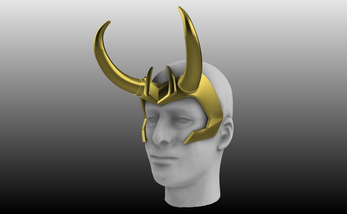Loki Series Crown Headpiece VERSION 3  3D print model_4