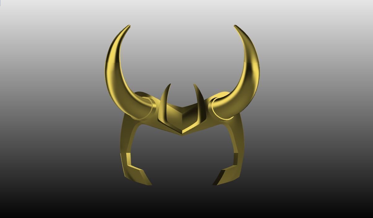Loki Series Crown Headpiece VERSION 3  3D print model_2