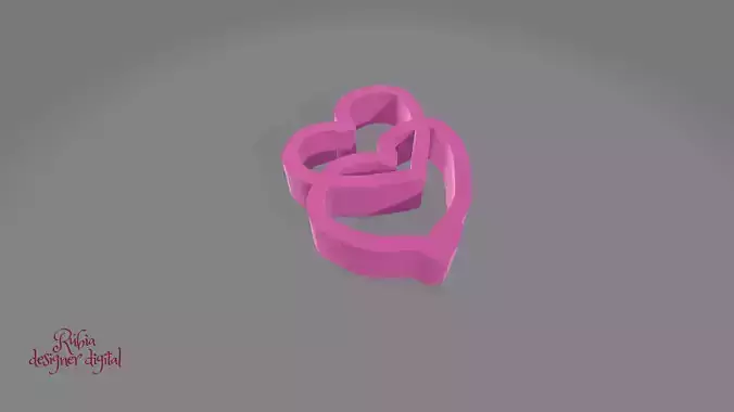 heart drawn in tinkercad  Free 3D print model