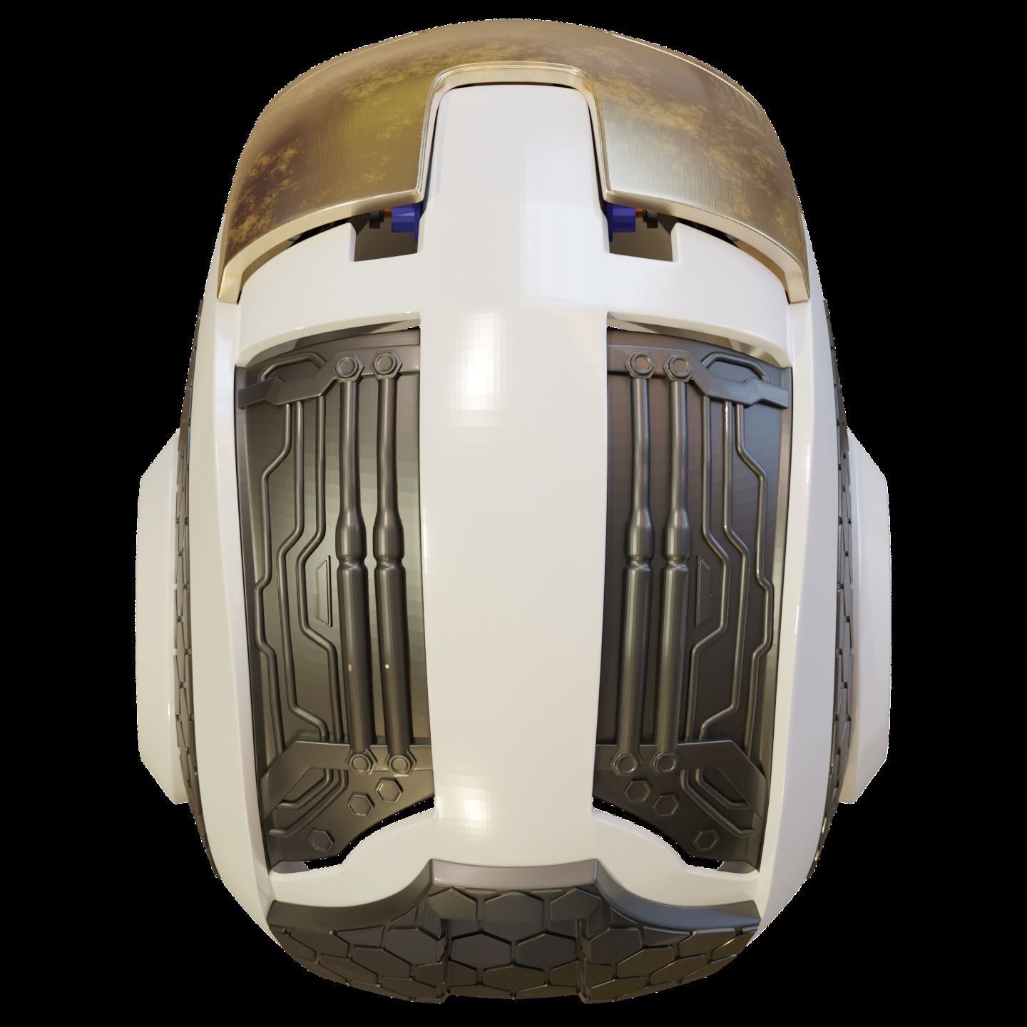 Ironman Mark 39 Starboost Helmet with Interior Details 3D print model_18