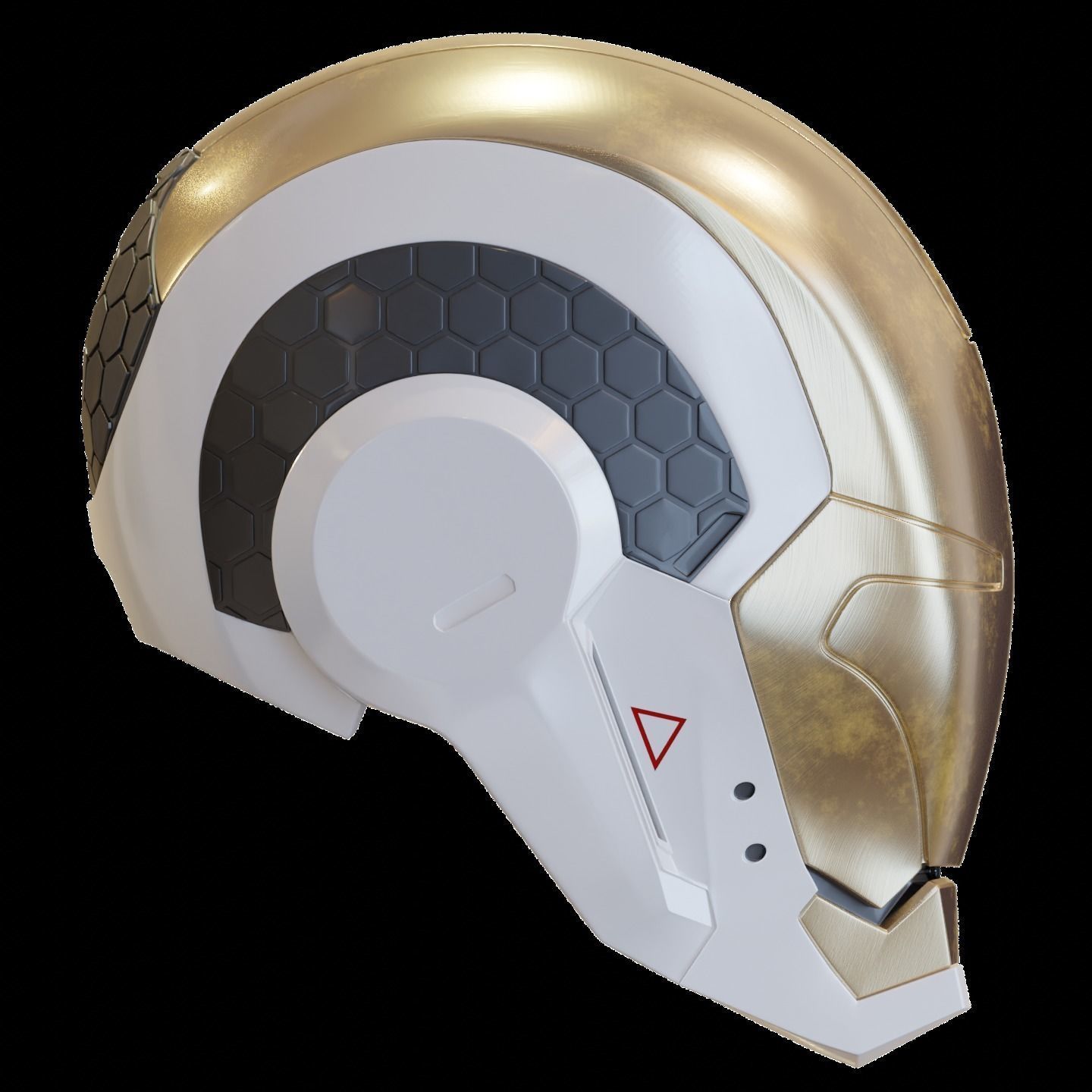 Ironman Mark 39 Starboost Helmet with Interior Details 3D print model_2