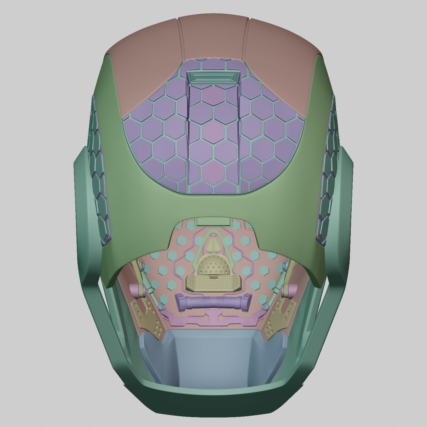 Ironman Mark 39 Starboost Helmet with Interior Details 3D print model_23