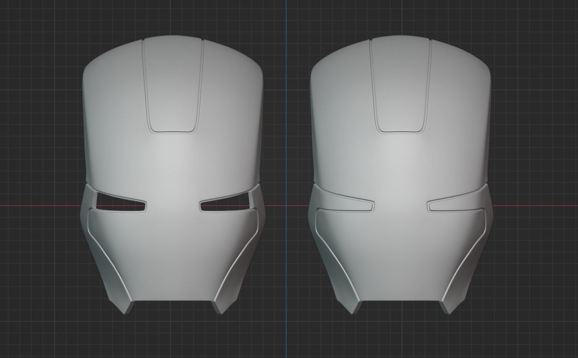Ironman Mark 39 Starboost Helmet with Interior Details 3D print model_7