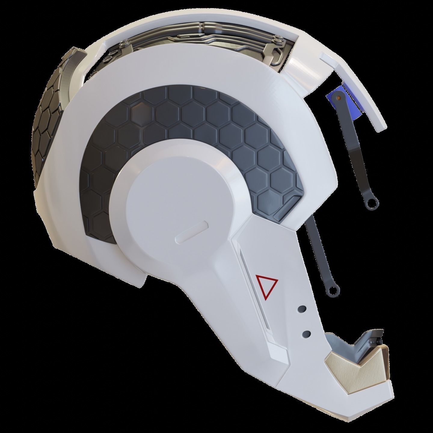 Ironman Mark 39 Starboost Helmet with Interior Details 3D print model_17