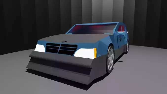 Mercedes AMG C-Class DTM Free low-poly 3D model
