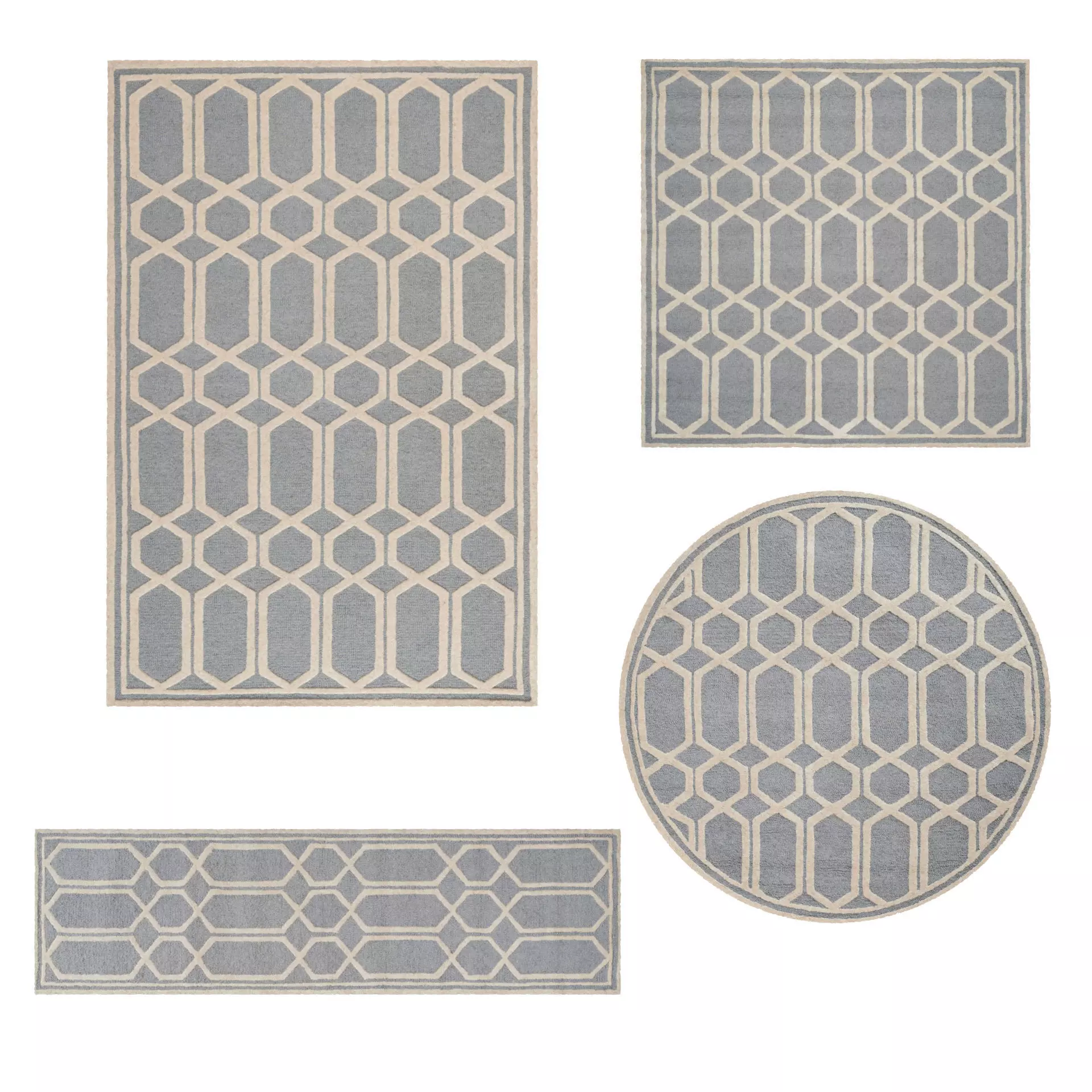 Rugs No 228 Low-poly 3D model_0