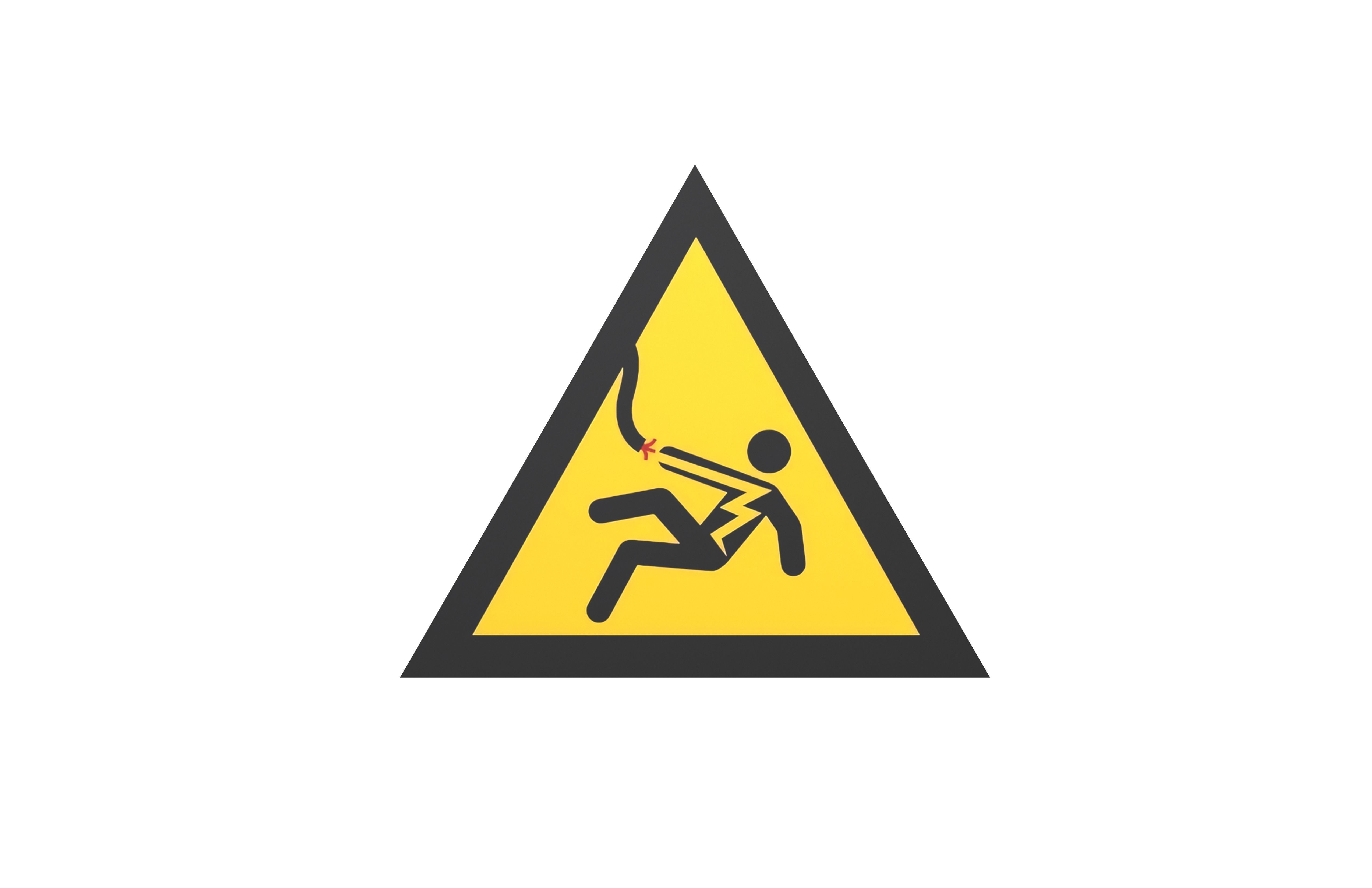 Danger Sign v3 001 Low-poly 3D model_1
