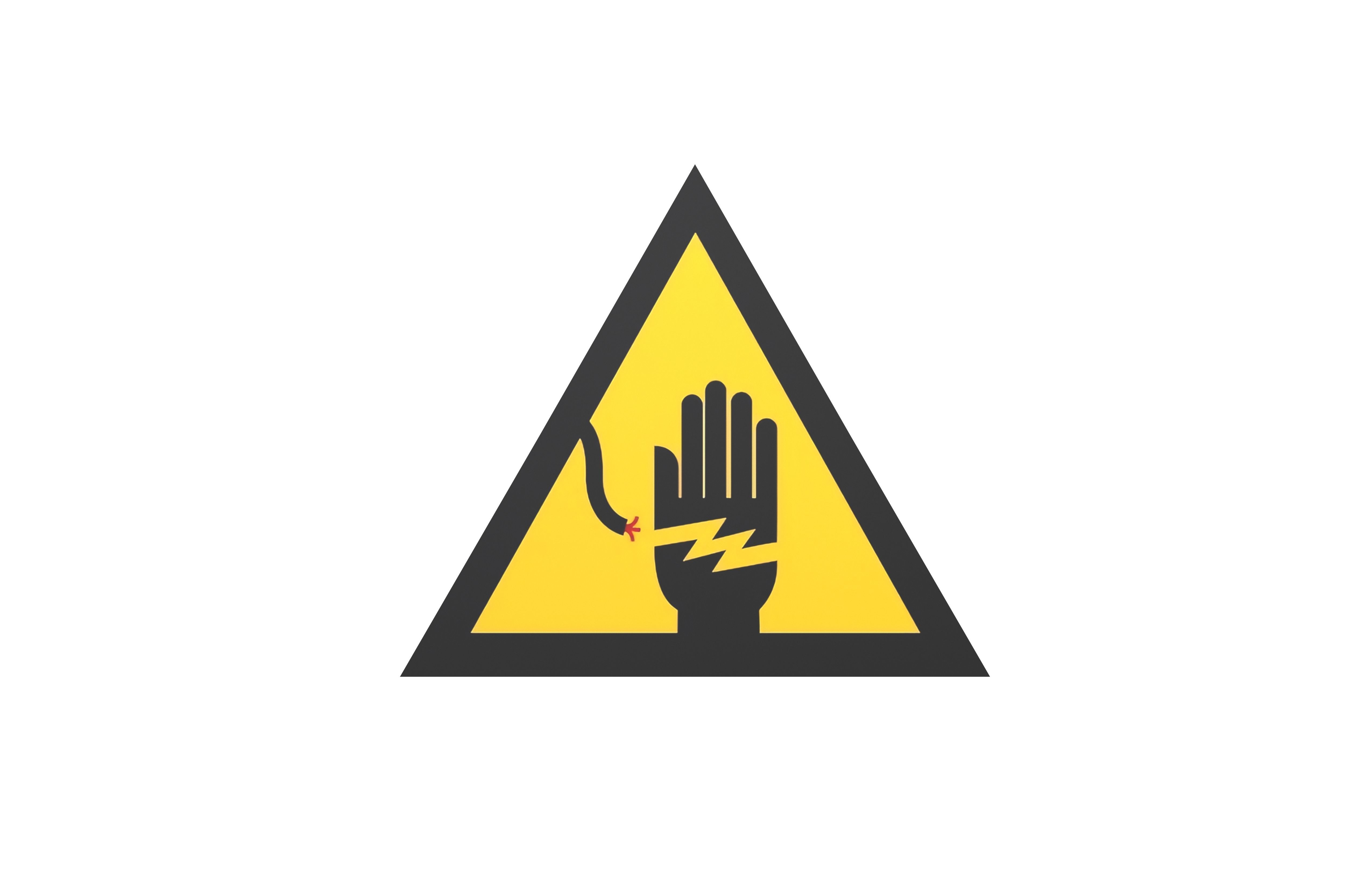 Danger Sign v4 001 Low-poly 3D model_1
