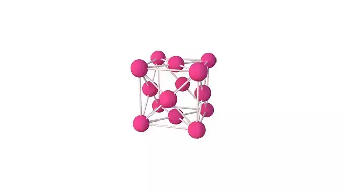 Chemical crystal bonding 3D print model