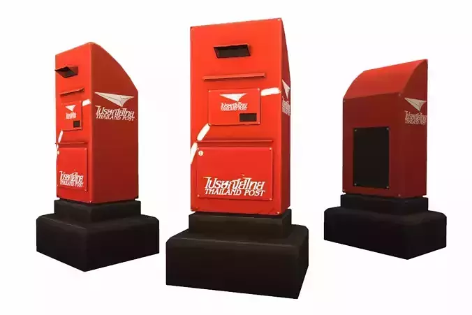 Mailbox Postbox Cartoon THAI EMS 