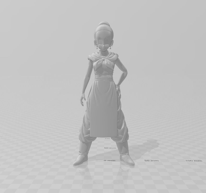 Chi Chi 3D Model dragon ball character 3D print model_2