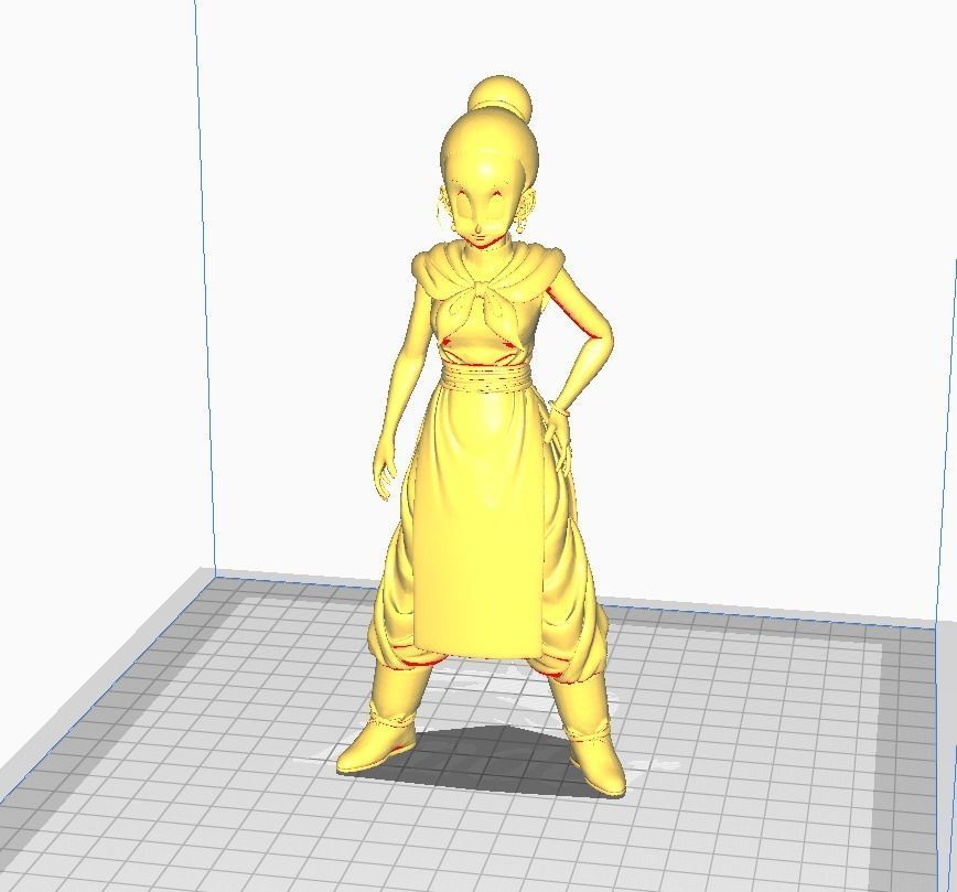 Chi Chi 3D Model dragon ball character 3D print model_1