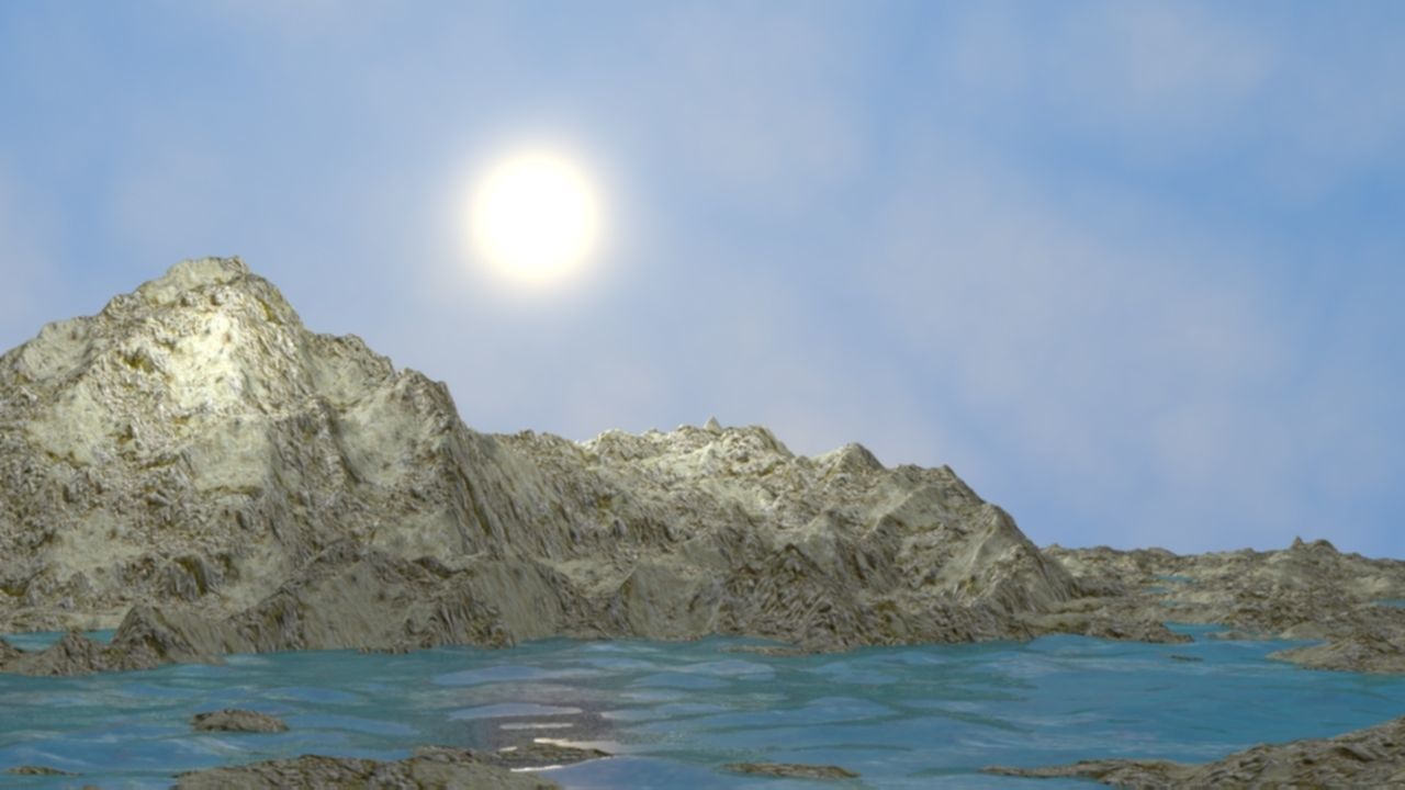 NMA Island Rock 001 Erode Preset 01 Low-poly 3D model_2