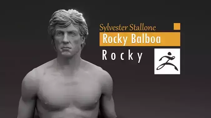 Sylvester Stallone - Rocky Balboa - Rocky 3D print model