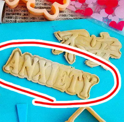 Cookie Cutter --- ANXIETY --- 3D print model