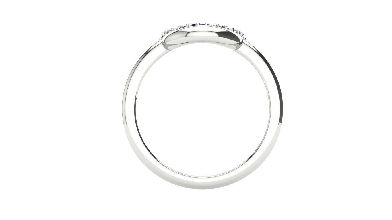 Doughnut ring 3D print model_2