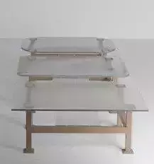 Glass tables Low-poly 3D model