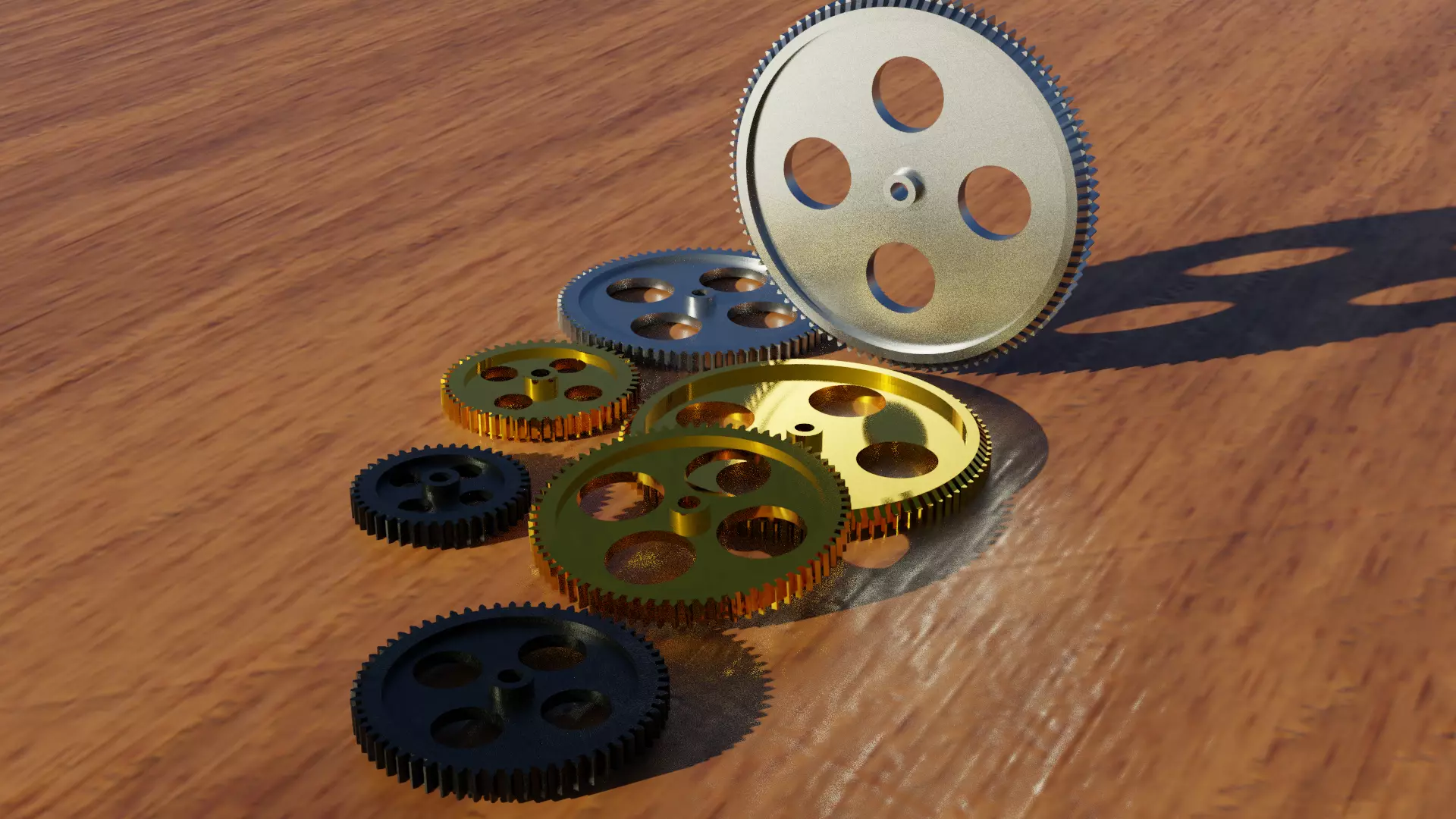 Spur Gears for 3d printing Free 3D print model