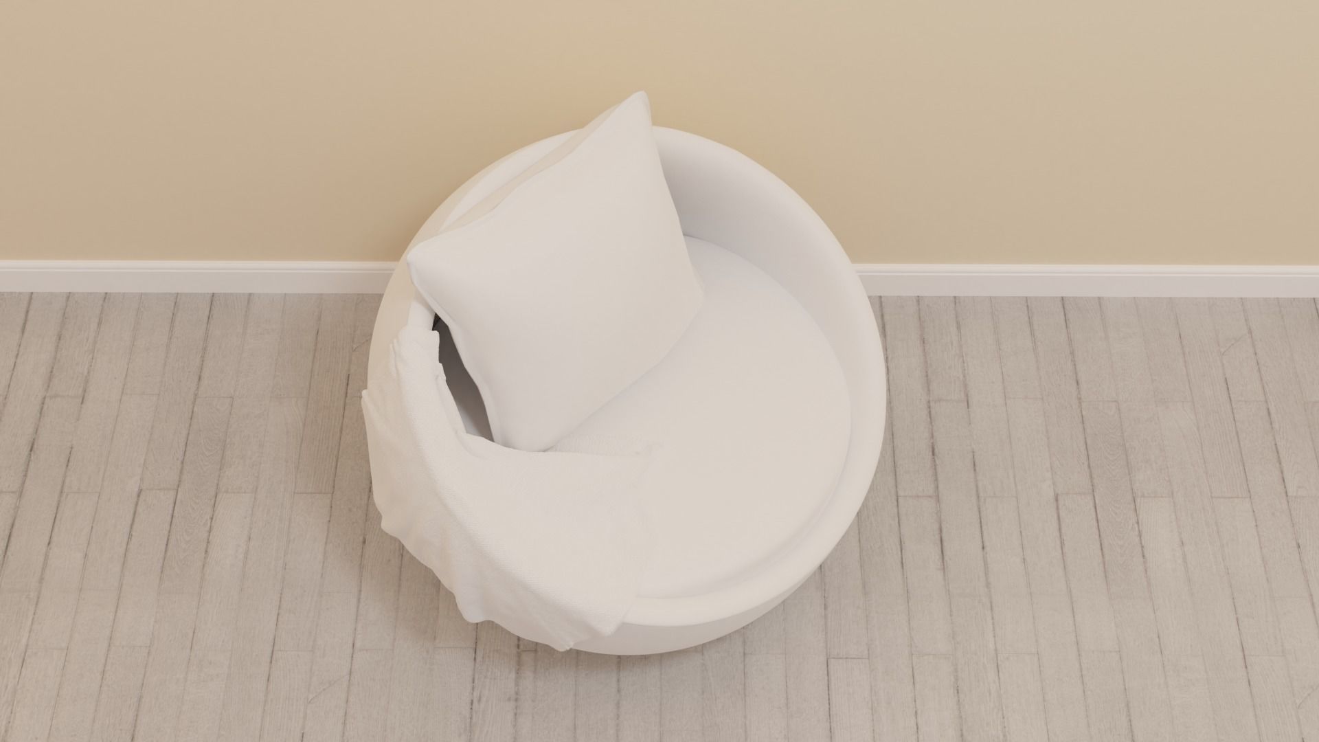 Wicker Chair 3D model_8