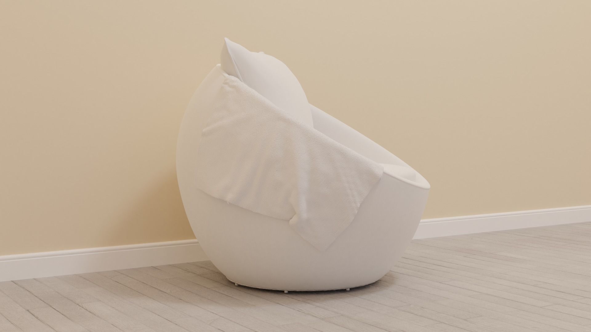 Wicker Chair 3D model_11