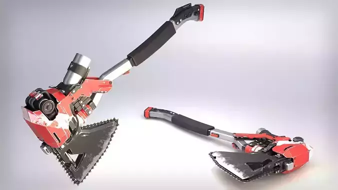 Electric-Axe tool with two blades