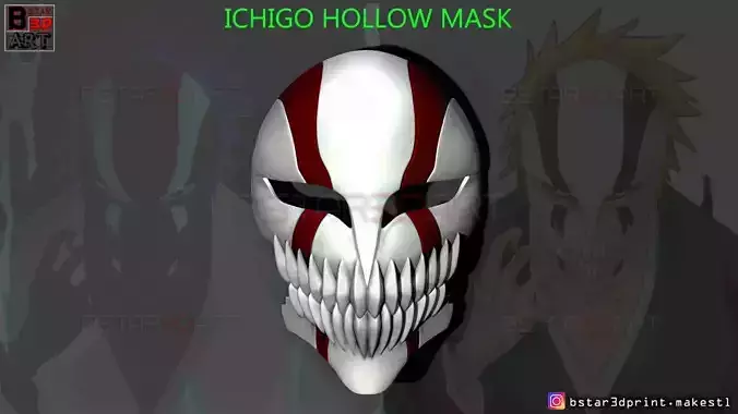 Hollow Mask - Kurosaki Ichigo - Bleach