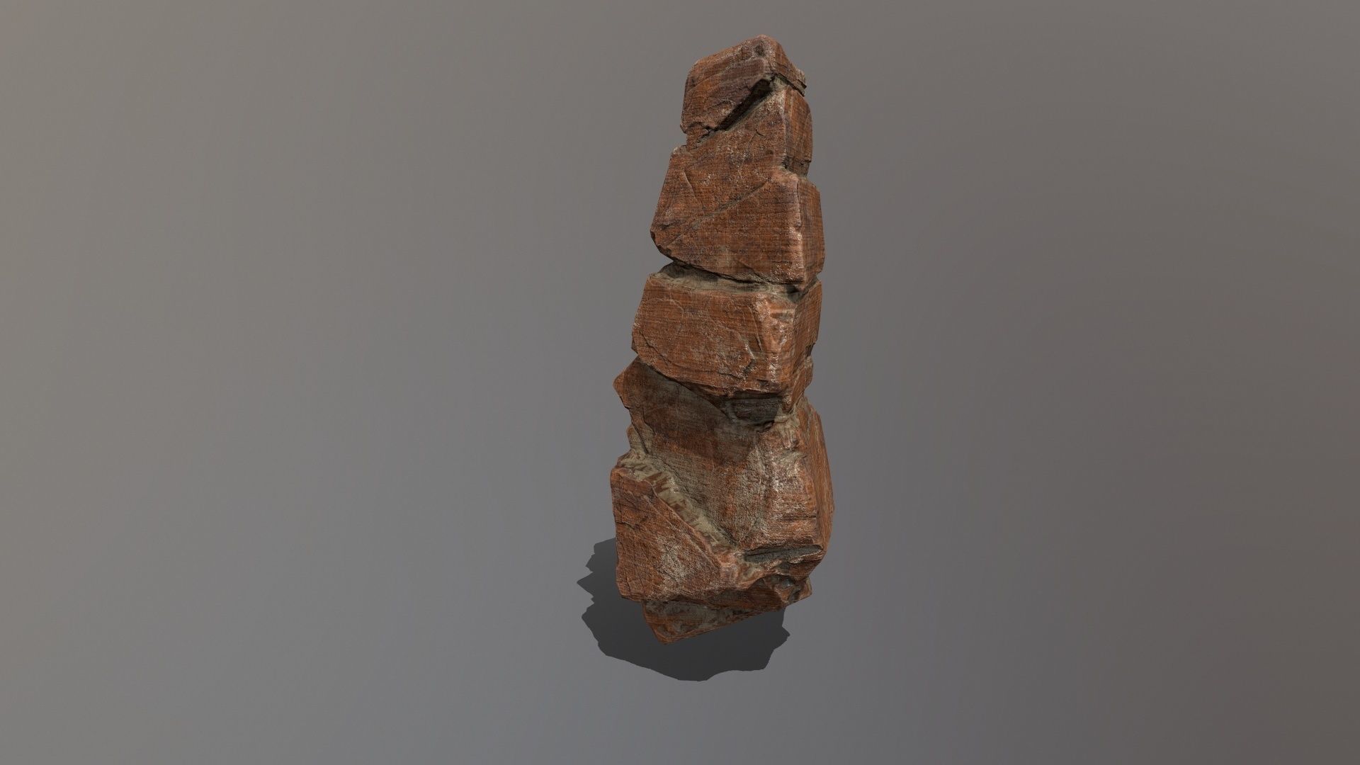 Rock Set Low-poly 3D model_17