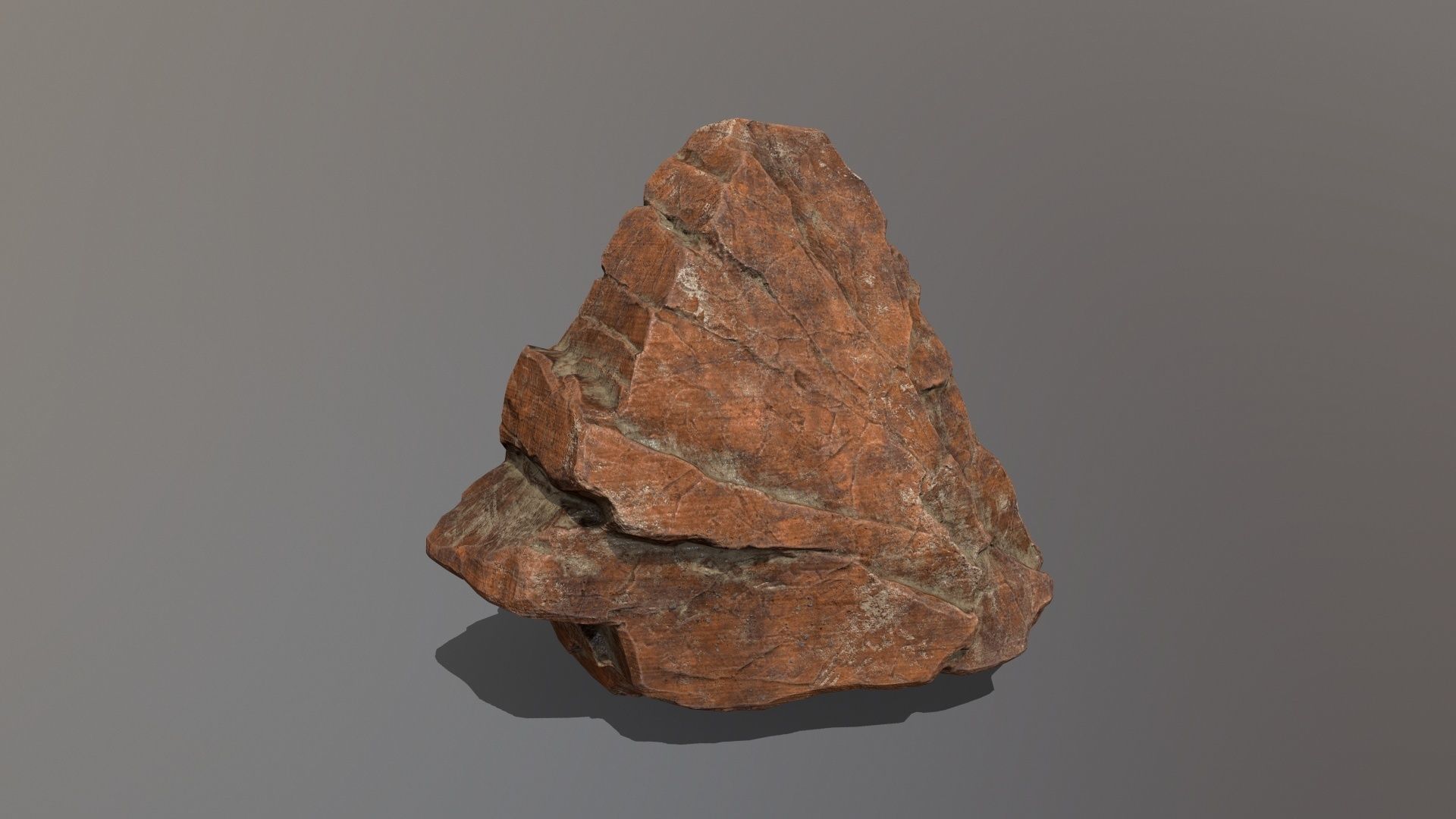 Rock Set Low-poly 3D model_4