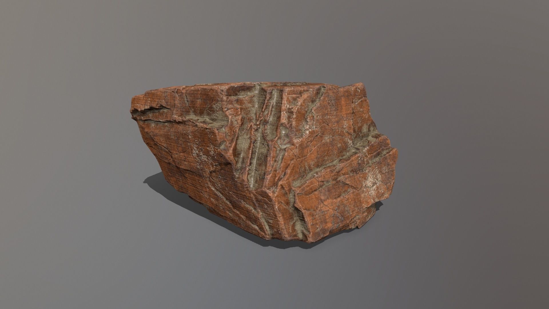 Rock Set Low-poly 3D model_19