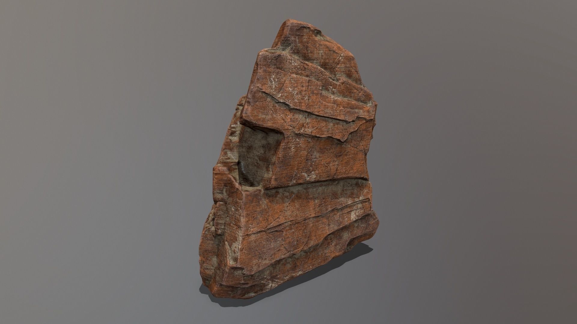Rock Set Low-poly 3D model_11