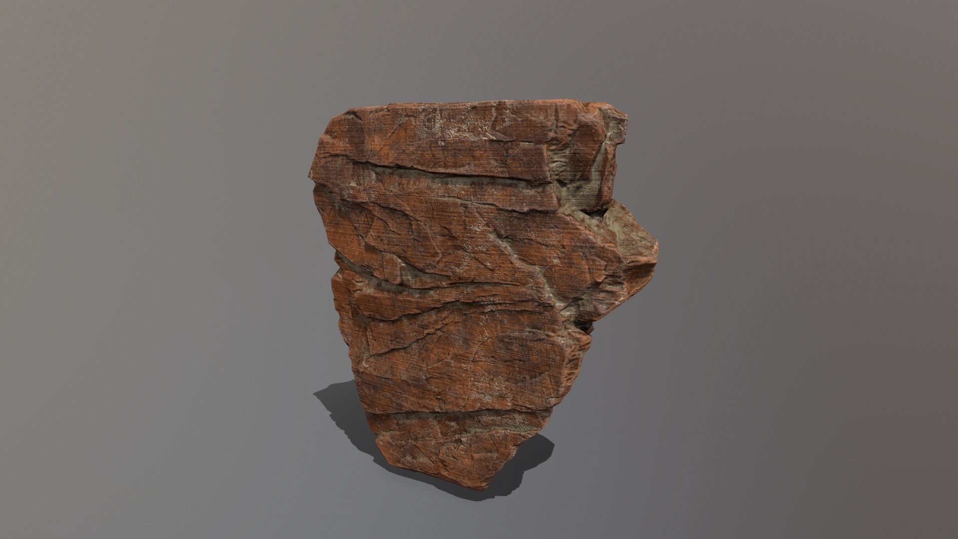 Rock Set Low-poly 3D model_12
