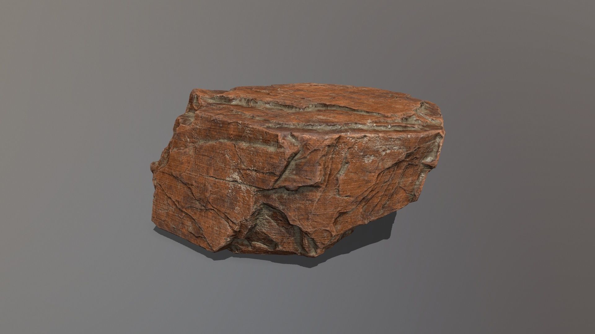 Rock Set Low-poly 3D model_20