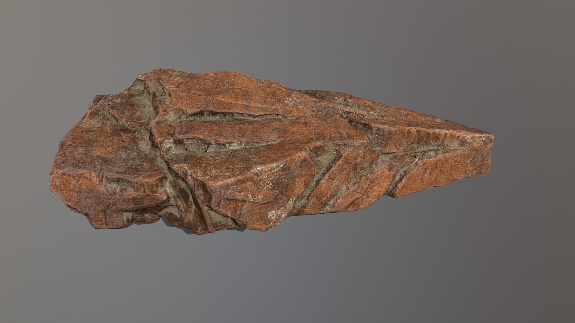 Rock Set Low-poly 3D model_11